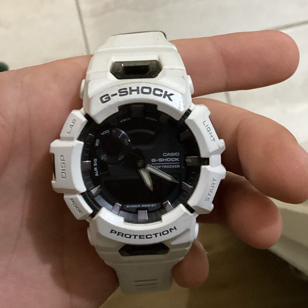 Casio G-Shock White and Black Watch
